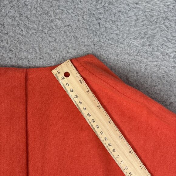 Jones New York 2 Tone Orange Wool Blend Swing 3/4 Sleeve Open Jacket Size OX 12W - Picture 6 of 8